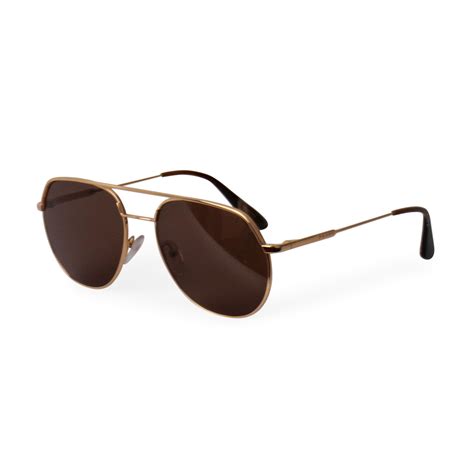 Prada SPR55U Aviator Prescription Full rim Metal Sunglasses for 